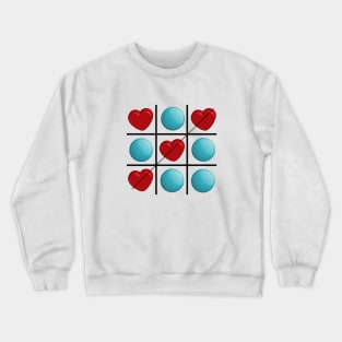 Love Wins - Tic Tac Toe Crewneck Sweatshirt